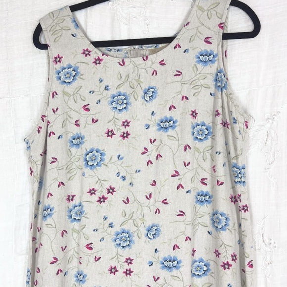 Bobbie Brooks Vintage Floral Midi-Maxi Dress - Picture 3 of 6